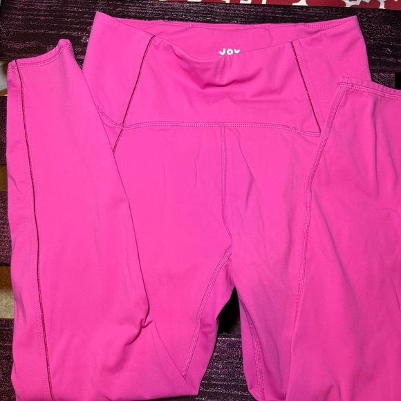 JoyLab Pink Leggings Moisture-Wicking Athletic Wear - Picture 4 of 6